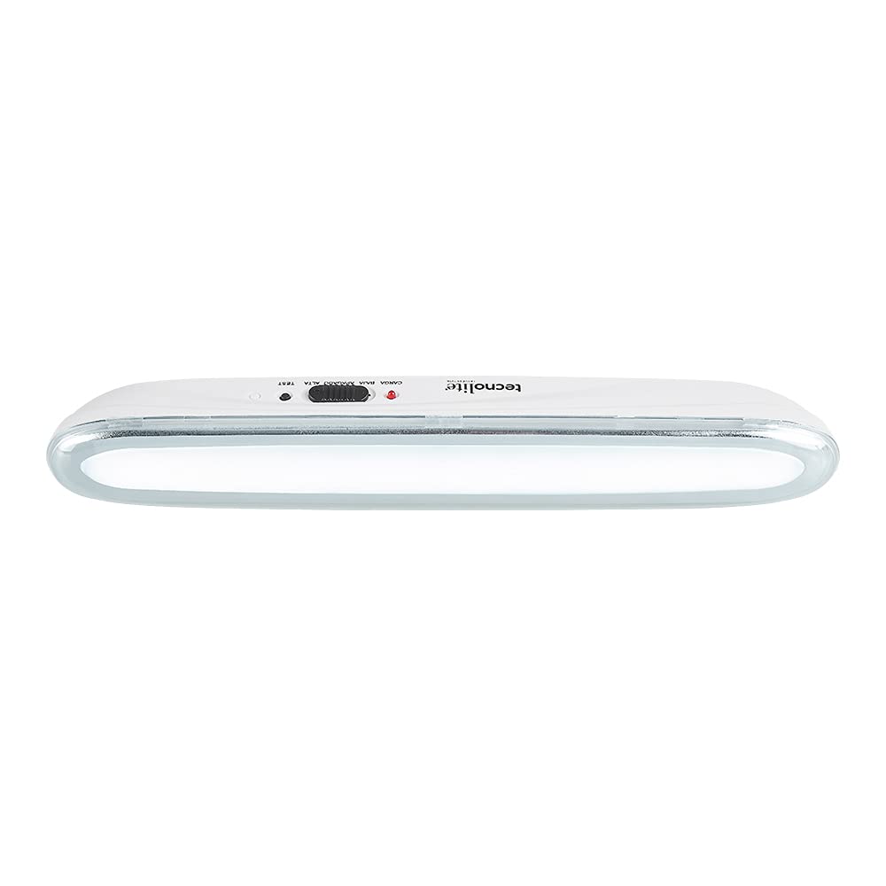 Tecnolite - Lámpara LED de Emergencia Portátil, Recargable, Luz de Día 6500 K, 0.8 Watts de Potencia