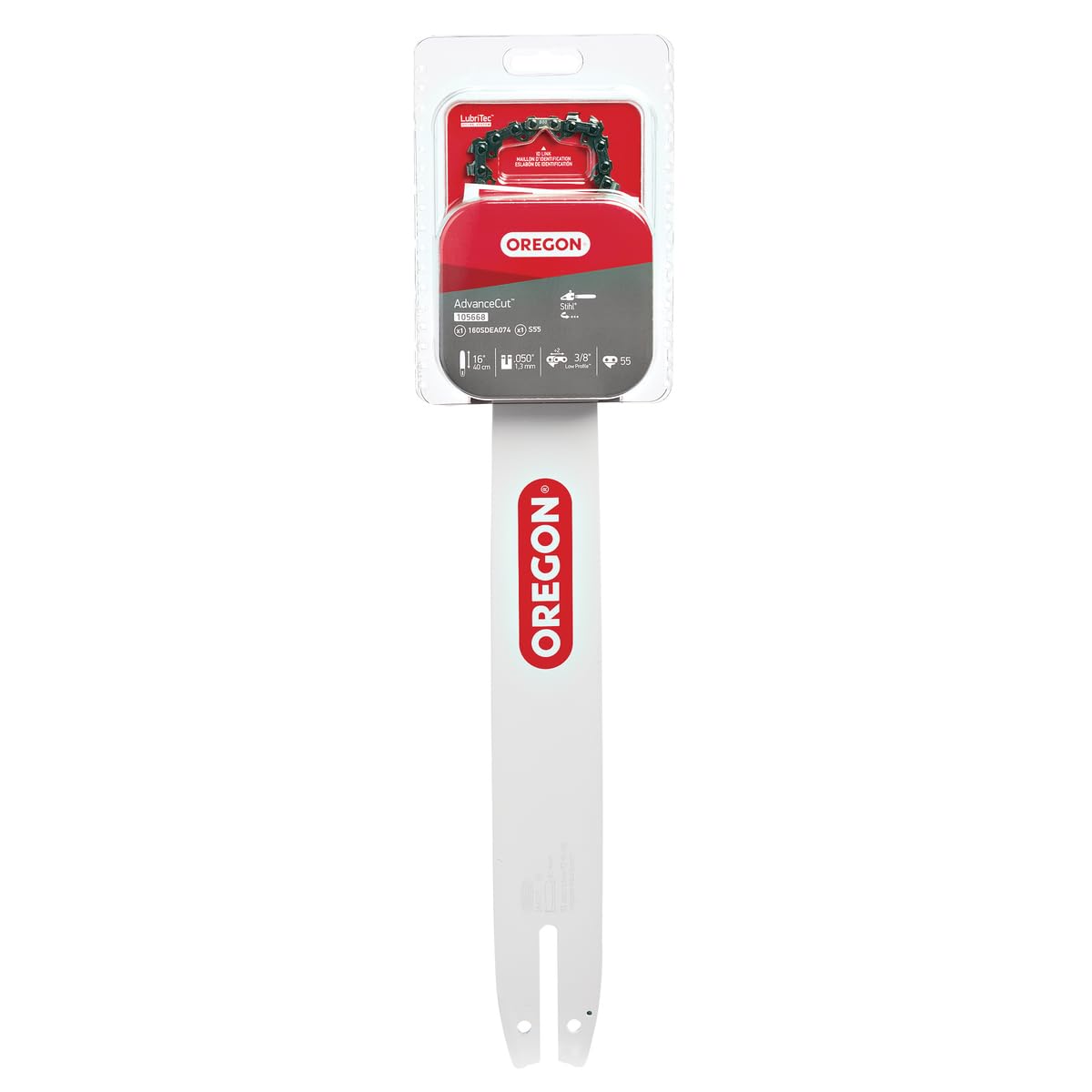 Oregon Barra y Cadena AdvanceCut S50, 14 Pulgadas, 50 Eslabones - Paquete de 1 - Barra y cadena