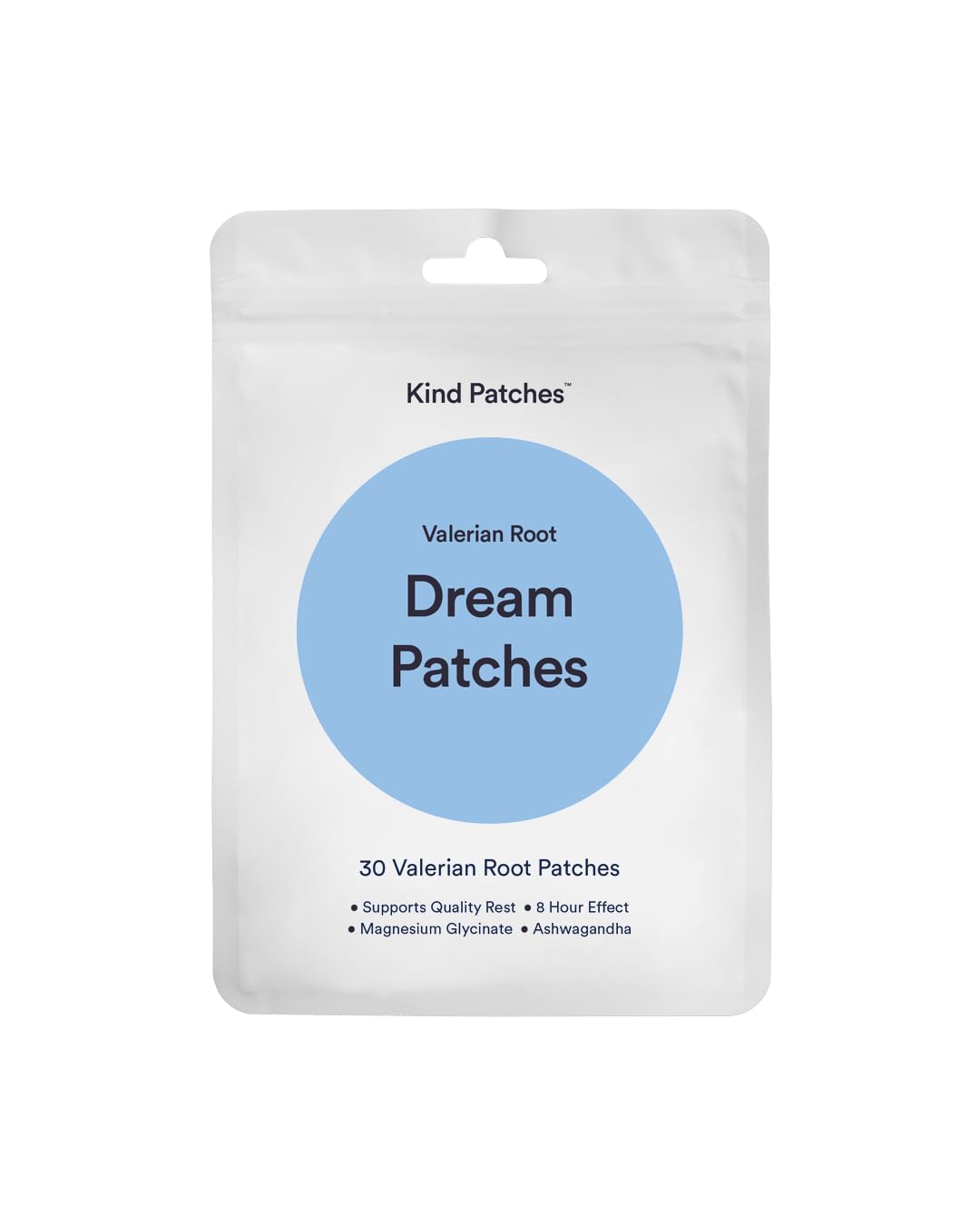 Dream Patches - Valerian Root by Kind Patches for Unisex - 30 Count | Infused with valerian root extract
