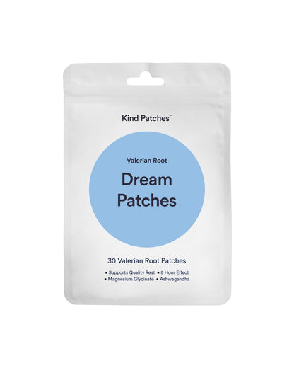Dream Patches - Valerian Root by Kind Patches for Unisex - 30 Count | Infused with valerian root extract