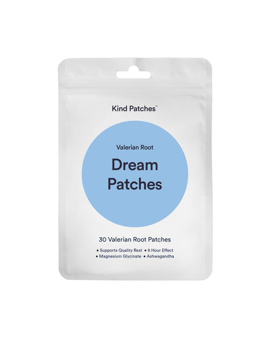 Dream Patches - Valerian Root by Kind Patches for Unisex - 30 Count | Infused with valerian root extract