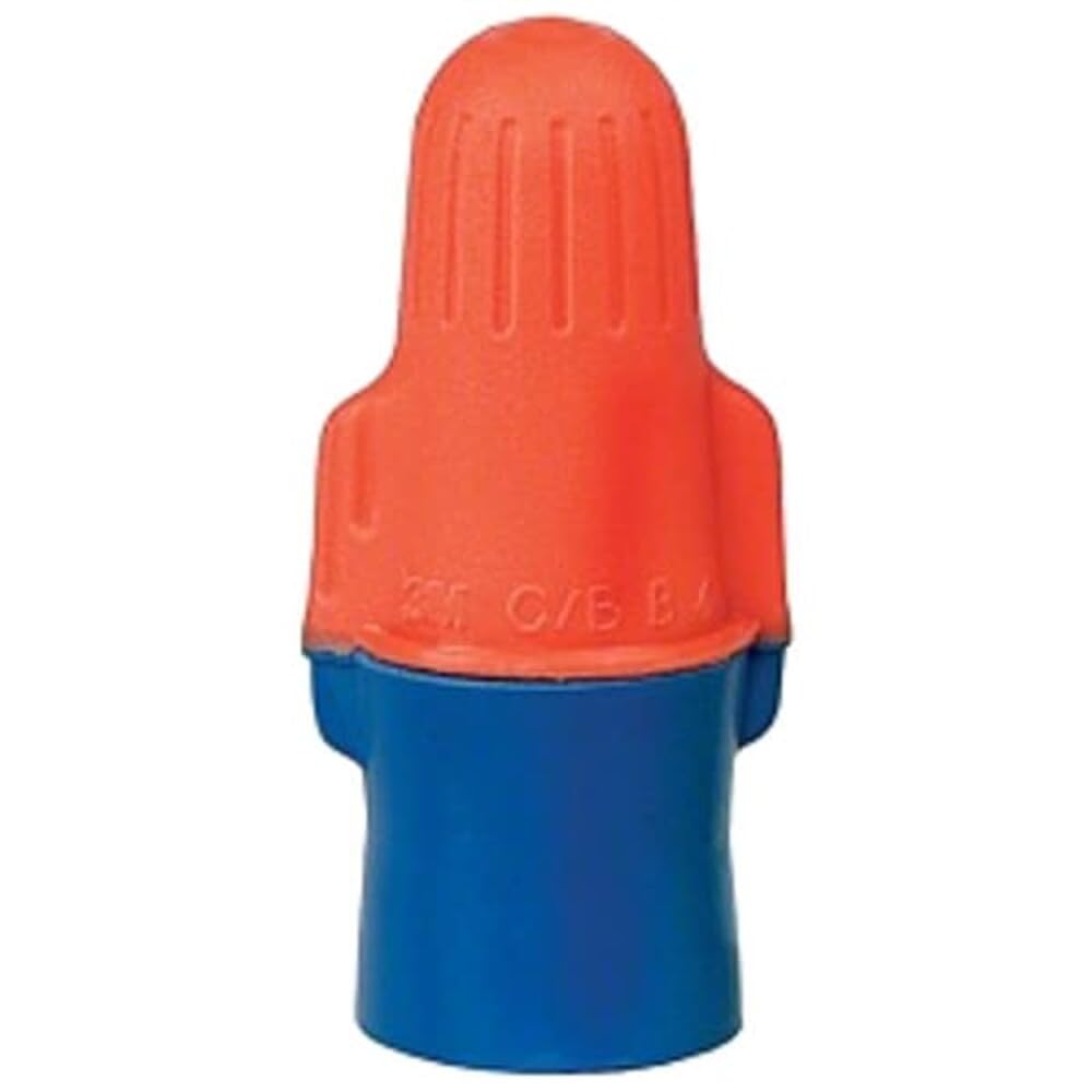 3M Performance Plus Conector de cable o/b | Naranja/azul, conectores de resorte de acero flexibles, giro, certificado CSA, listado UL