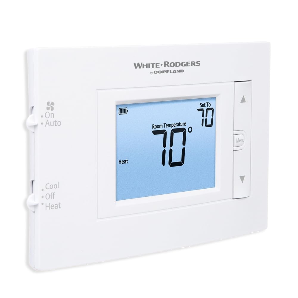 Emerson 1F83C-11NP Termostato Convencional (1H/1C) no programable, Blanco