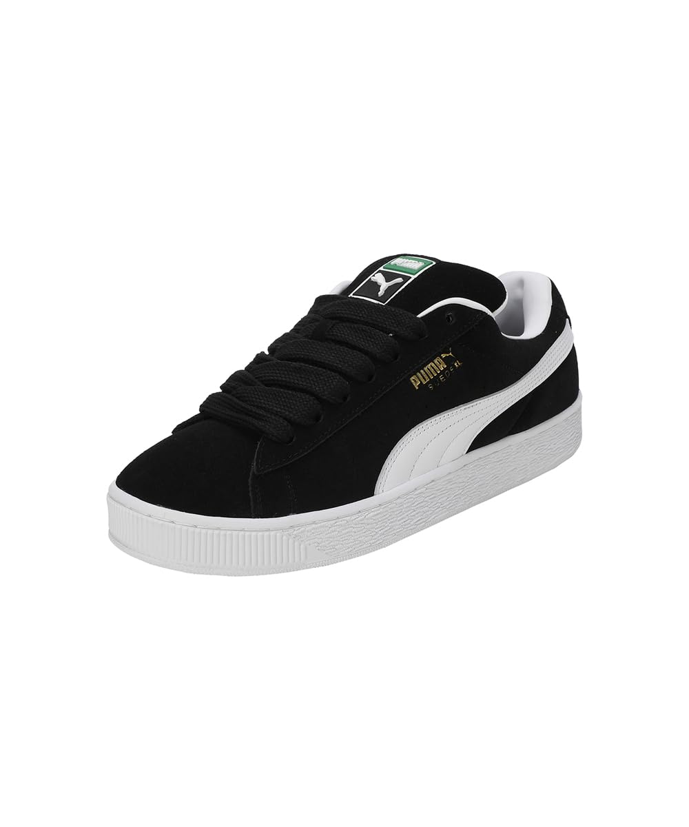 Puma, Tenis Casuales Suede XL, Unisex, Negro, Talla 22
