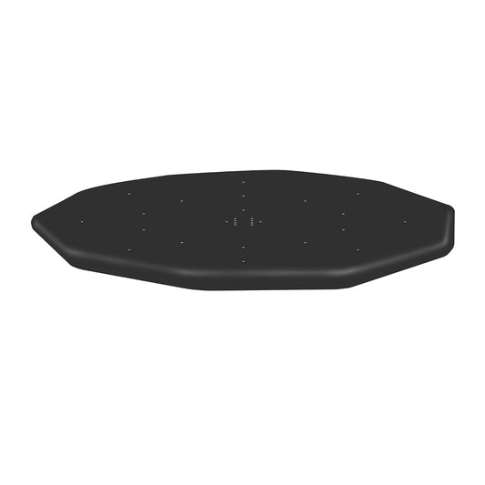Bestway - Cubierta Redonda de PVC de 16 pies para Piscinas sobre el Piso con Agujeros de Drenaje y Cuerdas de Amarre seguras, Color Negro (Solo Cubierta)