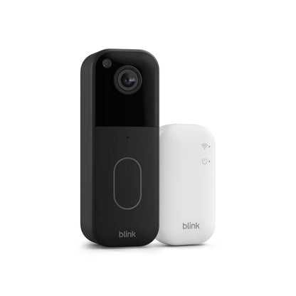 Blink Timbre con Cámara HD de Cuerpo Completo - Negro - Sistema (timbre + Sync Module)