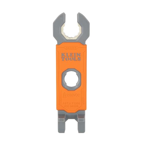 Klein Tools 68426S Llave aislante para panel solar, herramienta de montaje y desmontaje para conectores fotovoltaicos estilo MC4, 2 piezas