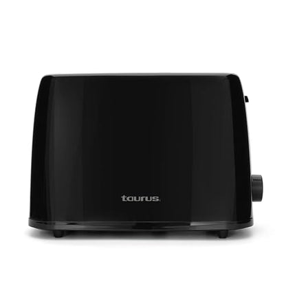 Tostador de Pan Taurus Capacidad de 2 Rebanadas Color Negro Modelo LUCER