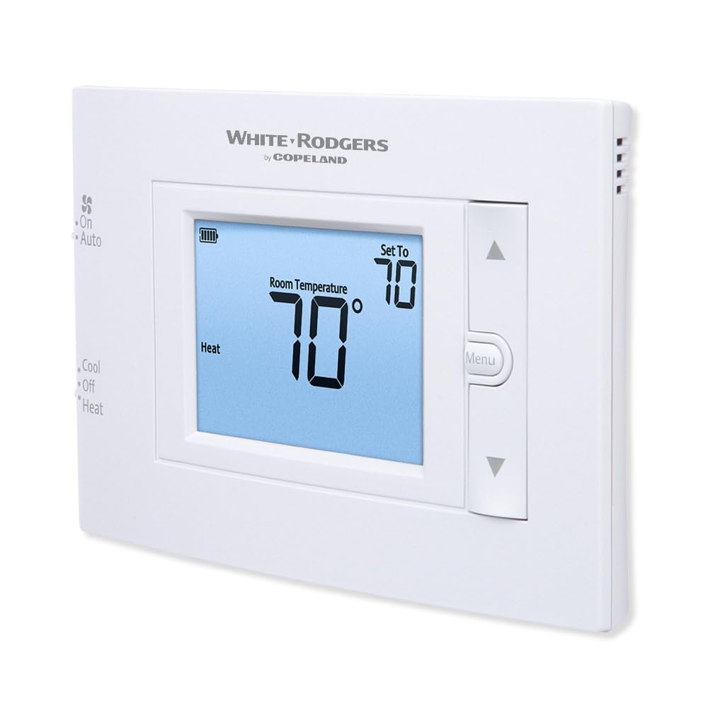 Emerson 1F83C-11NP Termostato Convencional (1H/1C) no programable, Blanco