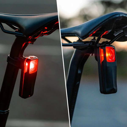 Luz Trasera Inteligente para Bicicleta Benotto Radar de Proximidad | hasta 80 Lúmenes | Compatible Garmin, Wahoo y Hammerhead