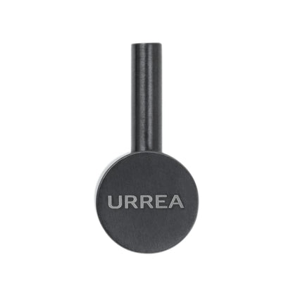 URREA INOX.06.2 Gancho Sencillo para Baño, Modelo INOX®, Acabado Negro