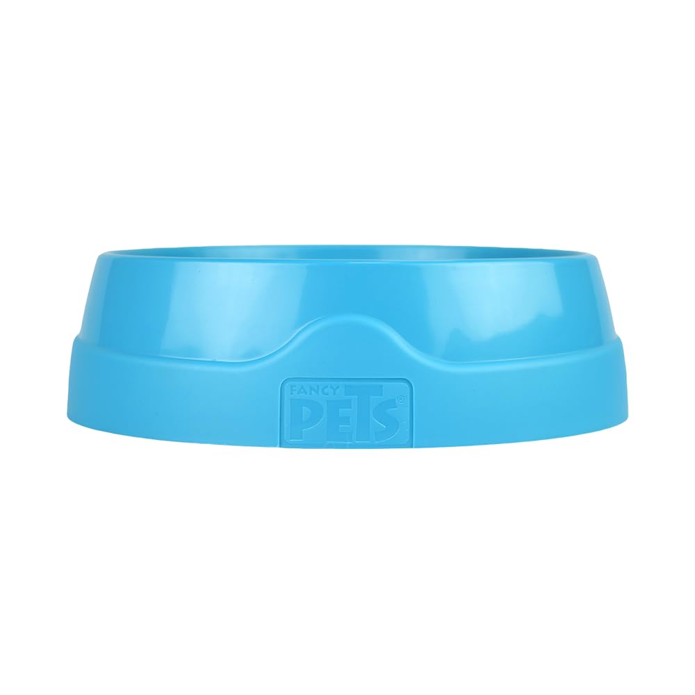 Fancy Pets Plato Plástico para Perros 24 Oz, Ligero y Resistente, Fácil de Limpiar, con Agarradera, Colores Surtidos
