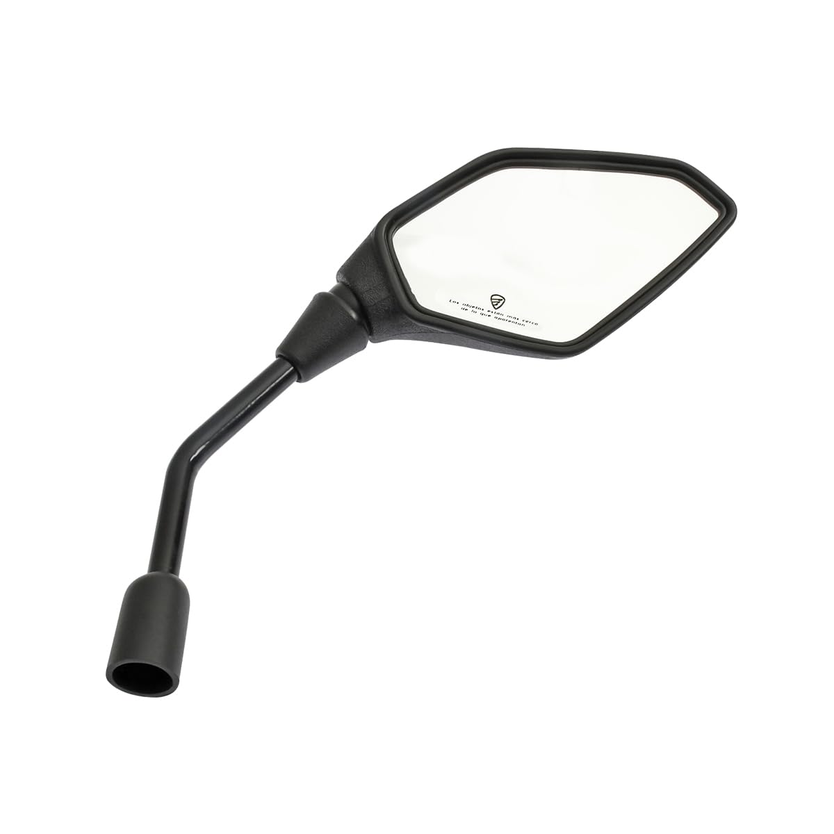 Italika F10010302 Espejo Derecho con Isotipo y Leyenda, Negro