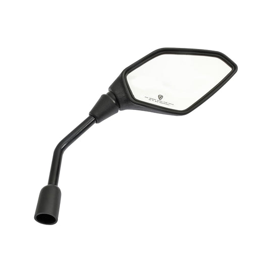 Italika F10010302 Espejo Derecho con Isotipo y Leyenda, Negro