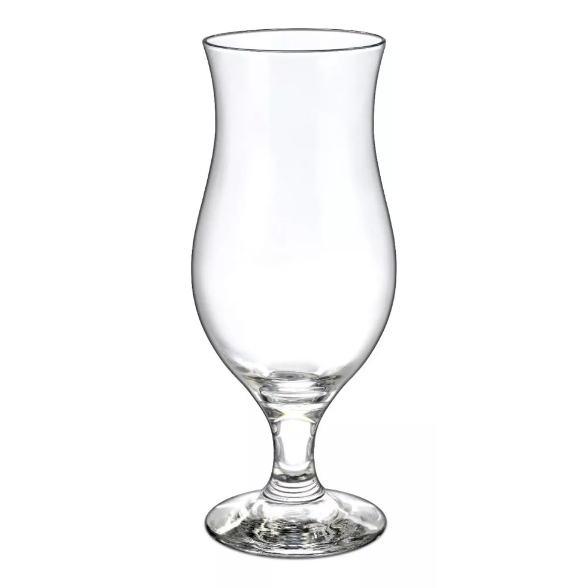 Borgonovo Tropez - Juego De 6 Copas Huracan Vidrio 450 Ml. Copas Clásicas y Transparentes Cristal de Alta Calidad Elegantes para Restaurantes, Fiestas, Bodas, Brindis Set 6 Piezas