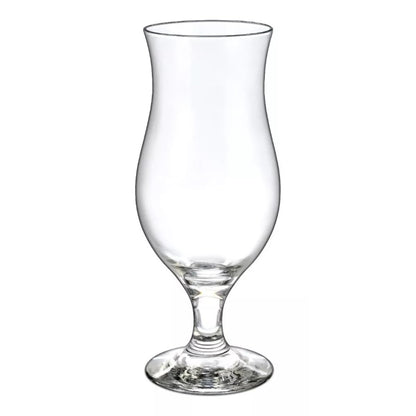 Borgonovo Tropez - Juego De 6 Copas Huracan Vidrio 450 Ml. Copas Clásicas y Transparentes Cristal de Alta Calidad Elegantes para Restaurantes, Fiestas, Bodas, Brindis Set 6 Piezas