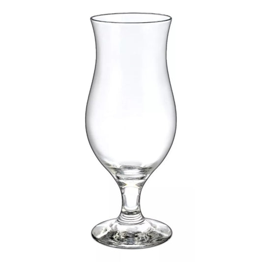 Borgonovo Tropez - Juego De 6 Copas Huracan Vidrio 450 Ml. Copas Clásicas y Transparentes Cristal de Alta Calidad Elegantes para Restaurantes, Fiestas, Bodas, Brindis Set 6 Piezas