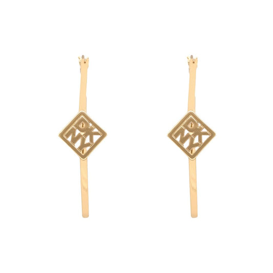 DKNY Aretes Dorado Irregular | Para mujer, par, asimétrico, metal, cierre tipo poste