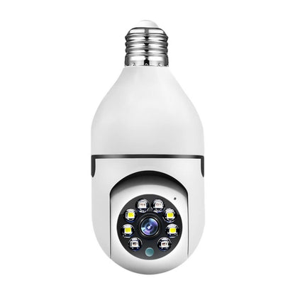 Cámara de vigilancia inalámbrica Full HD de 1080p, modo de color panorámico de 360 grados, compatible con almacenamiento en la nube, audio bidireccional, detección de movimiento inteligente y alarma