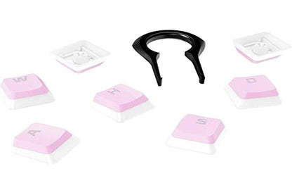 HyperX Pudding Keycaps Teclas ABS de Color Rosa Set Completo - LA