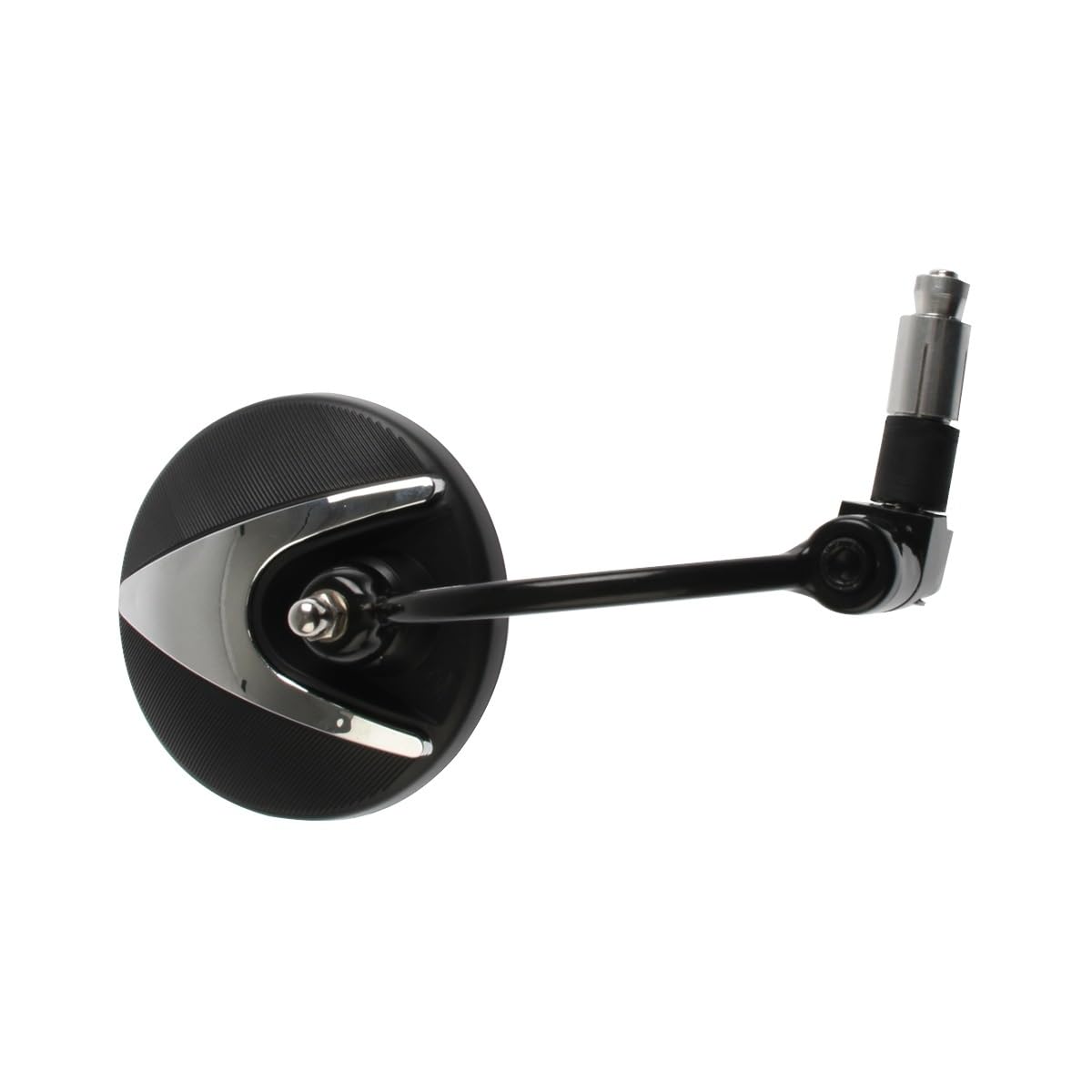 Italika F10010331 Espejo Derecha con Isotipo y Leyenda, Negro
