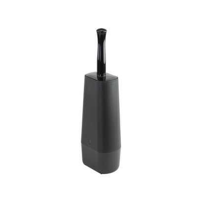 Casabella Cepillo para Polvo higiénico para Inodoro con Cesta, Color Negro