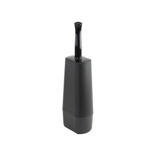 Casabella Cepillo para Polvo higiénico para Inodoro con Cesta, Color Negro
