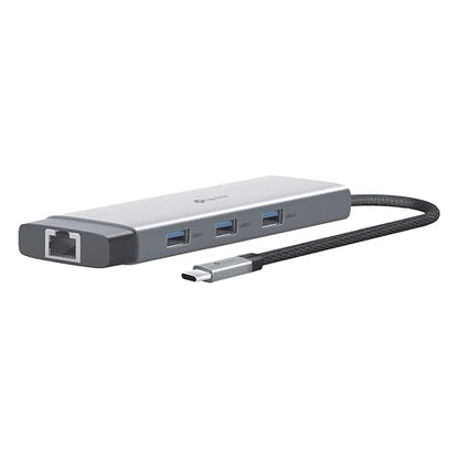 Hub USB-C TP-Link 9 en 1, HDMI 4K 60Hz, PD 100W, Ethernet Gigabit, SD/microSD, Puertos USB-C 5Gbps y 3× USB-A, Plug & Play, Compatible con MacOS, Windows, iOS, Android, ChromeOS (UH9120C)