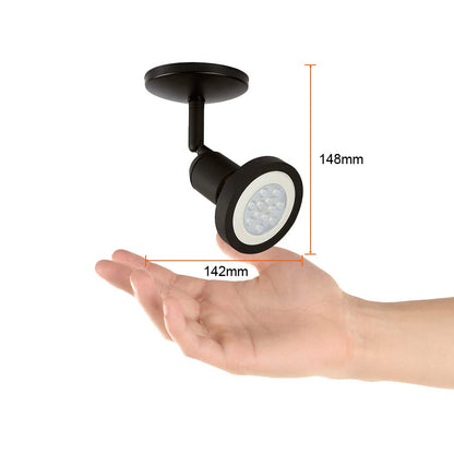 Tecnolite Lámpara Spot Dirigible de Sobreponer, Potencia Máx. 75 W, Base E27, Foco PAR30 no incluido