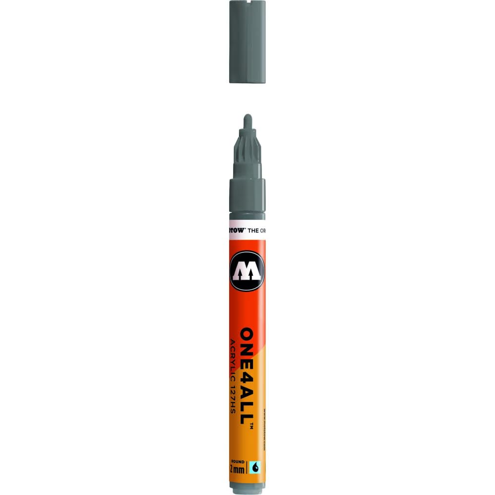 Molotow ONE4ALL Marcador Acrílico, Gris (Grey Blue Dark - 238), 2 mm