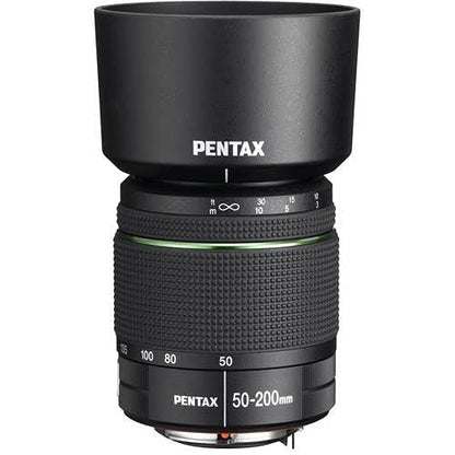 Pentax SMC DA 50-200 mm F4-5.6 ED WR Lente, color negro