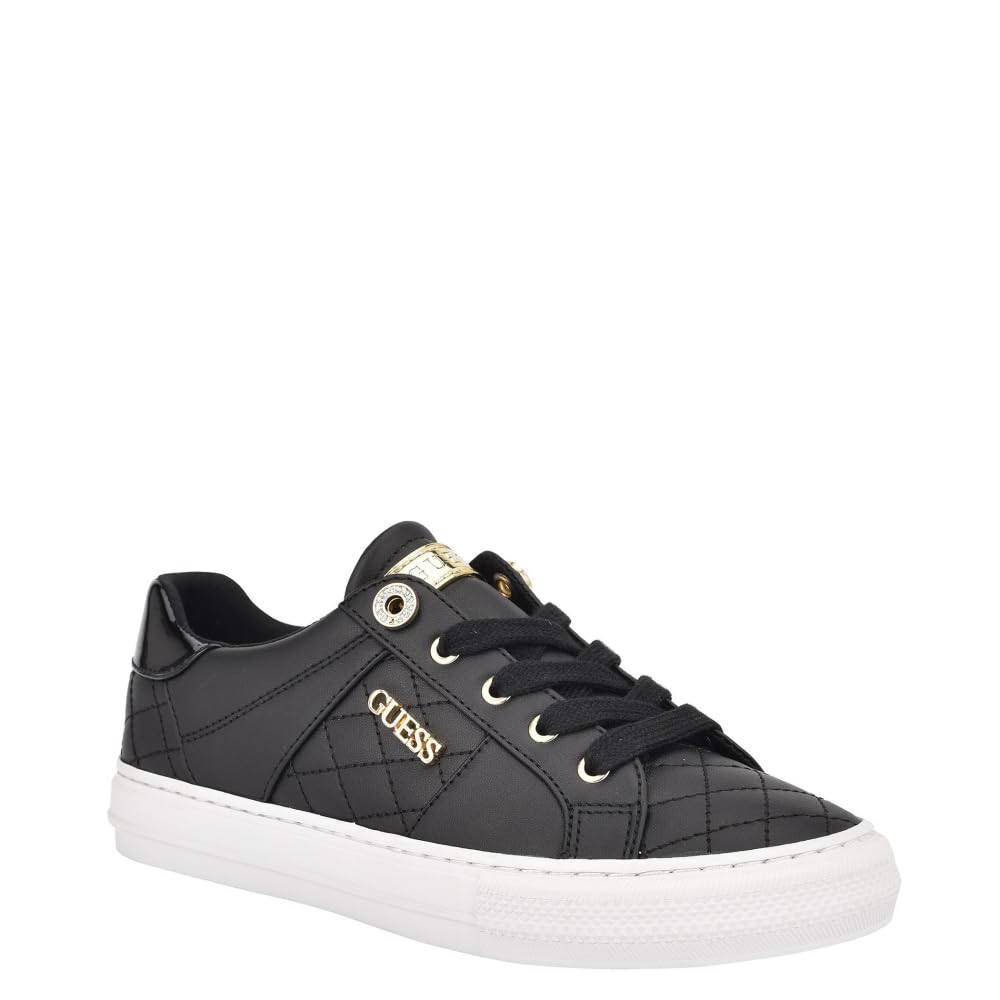 Guess Loven tenis para mujer con agujetas - 23.0 cm - Negro