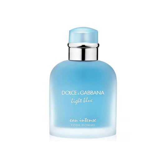 Dolce & Gabbana - Eau de Parfum en aerosol Light Blue Intense para hombre, 3.3 onzas