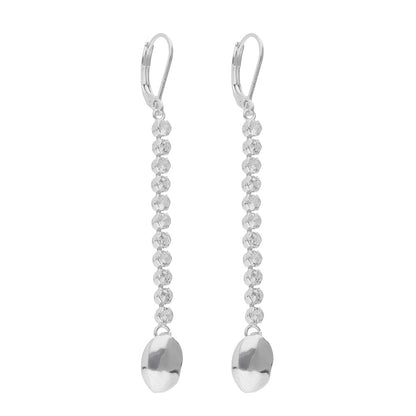 Nine West Aretes Plateado para Mujer