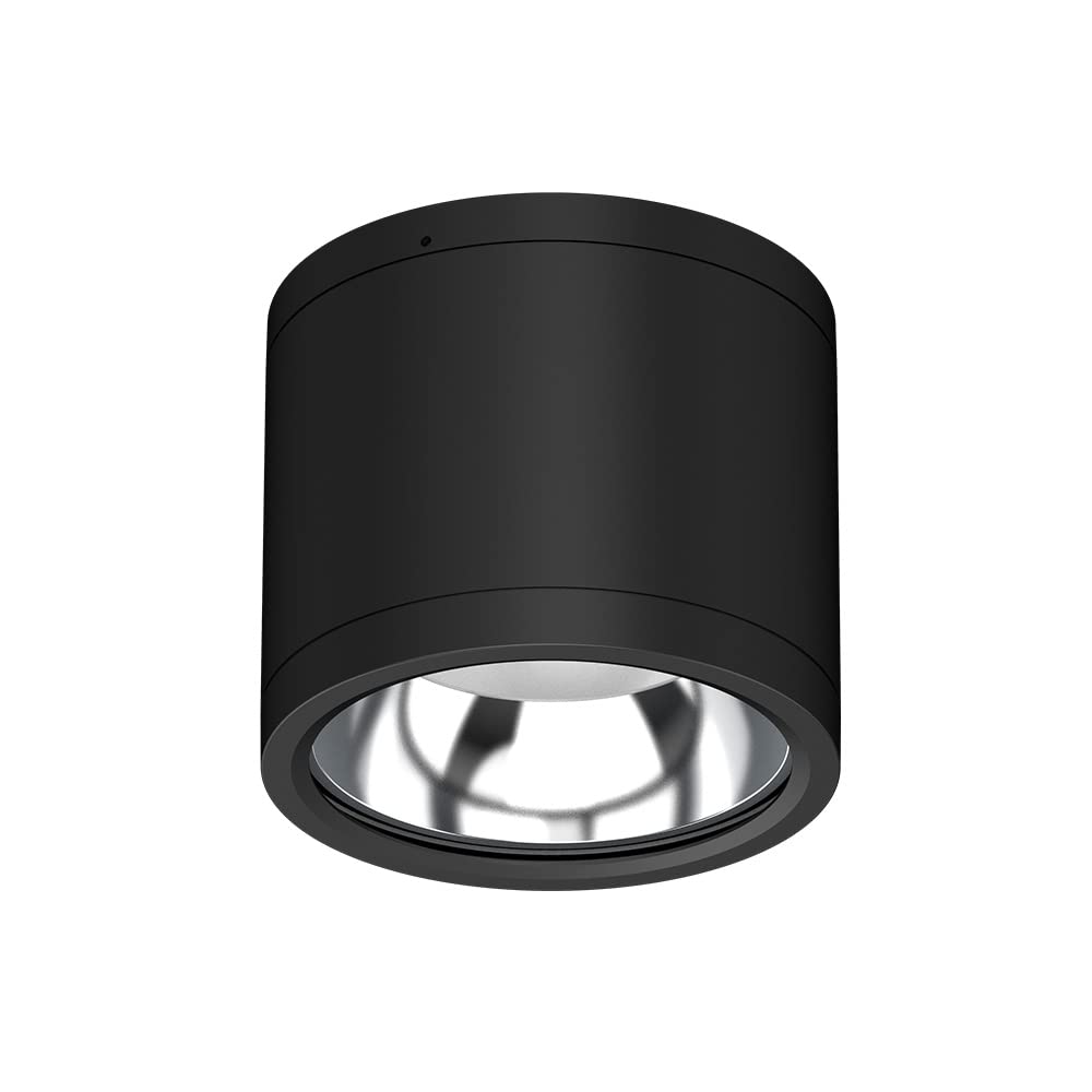 Tecnolite Lámpara Plafón LED de Sobreponer 25 W, Luz Blanca Configurable, IP65, IK08, Interior y Exterior, LED integrado