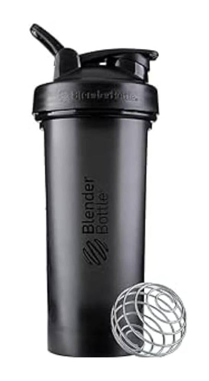 BlenderBottle Classic V2 Botella Mezcladora para Batidos, Varias Capacidades y Colores - 0.8 Litros - Negro