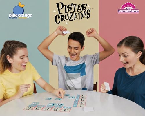 Blue Orange – Juego de Mesa Pistas Cruzadas | Palabras y Asociación de Ideas, 2–6 Jugadores, Edad 7+, Dinámico y Educativo