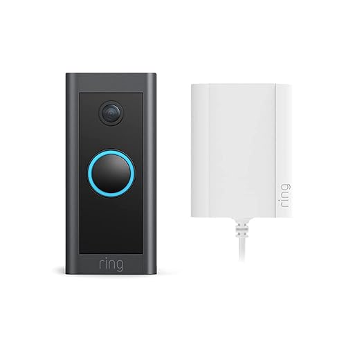 Videotimbre cableado Ring: videotimbre en HD con comunicación bidireccional, alertas en tiempo real y detección de movimiento avanzada (necesita cableado, modelo de 2021)