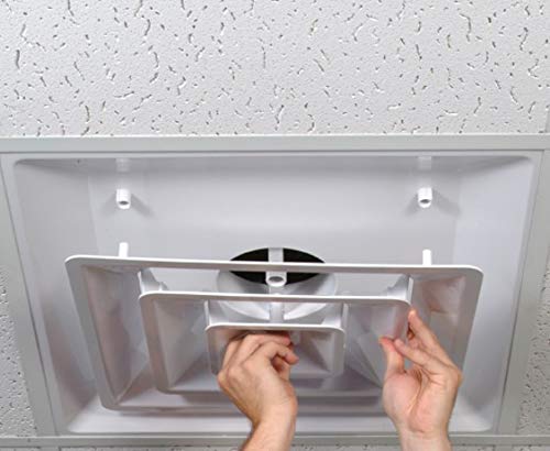 Difusor de suministro de goteo de plástico QuickConnect HT-2X2-SPL6, 2 pies x 2 pies