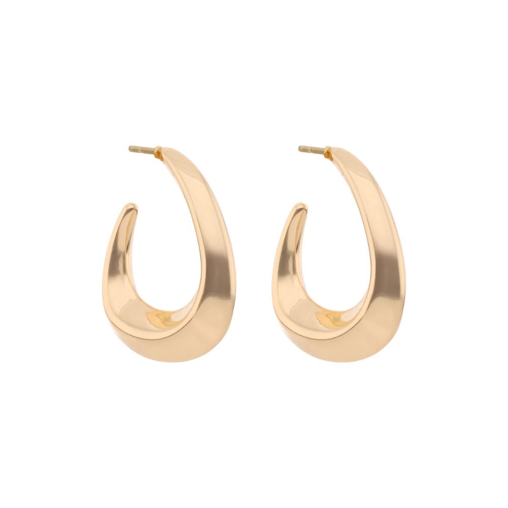 Nine West Aretes Color Dorado Metal Ear 2 En Forma Varias De Terminado Brillante para Mujer