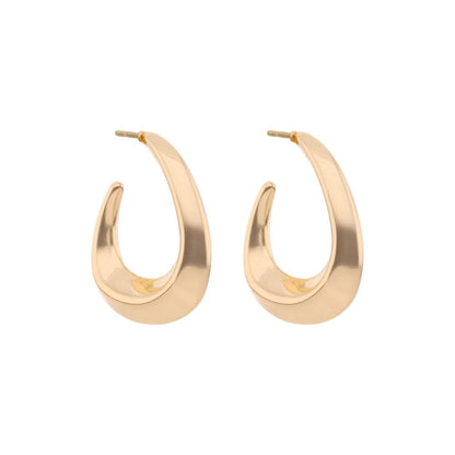 Nine West Aretes Color Dorado Metal Ear 2 En Forma Varias De Terminado Brillante para Mujer