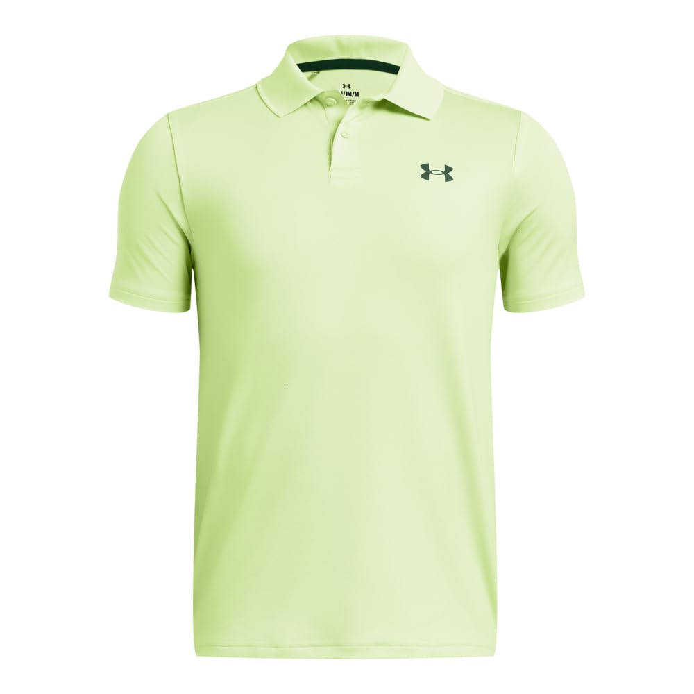 Under Armour 1377346 Polo de Golf Performance de Niño - (304) Morph Green - Forest Green - G