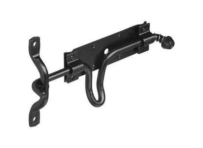 national hardware N236.–.729.V1136.Stall y traba para puerta en color negro
