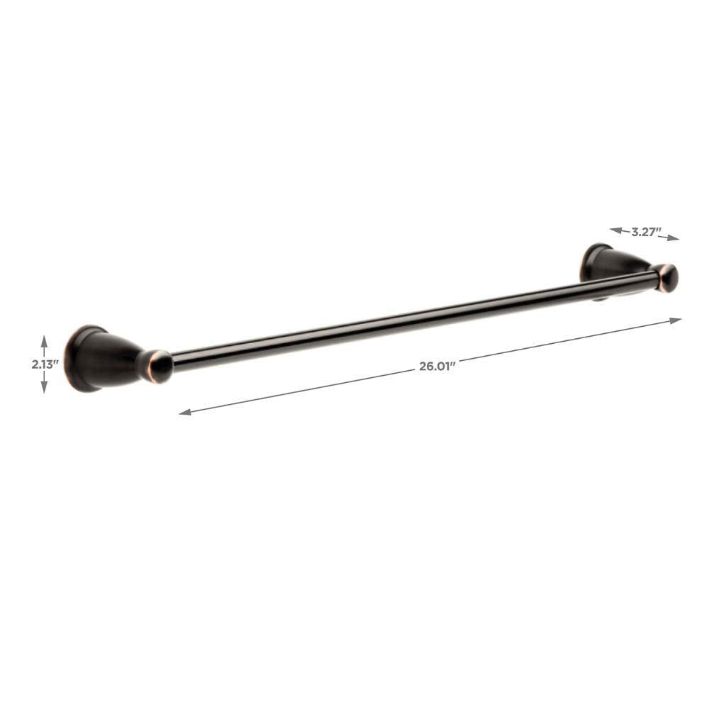 Franklin Brass Kinla Juego de accesorios para baño y barra para toallas, 5 piezas, Kit de 5 piezas, Bronce Aceitado Delta