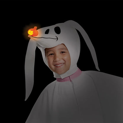Disguise Disney Zero Nightmare Before Christmas - Disfraz para niños pequeños, color blanco, talla S (2T)