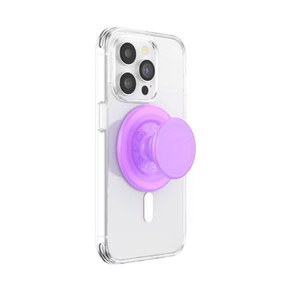 PopSockets Empuñadura para Teléfono con Soporte MagSafe - MagSafe - rosa (pink clear)