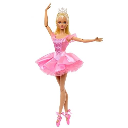 Barbie Signature Muñeca de Colección Ballet Wishes para coleccionistas | Muñeca de moda coleccionable en satiny, con tutú rosa y embalaje de regalo