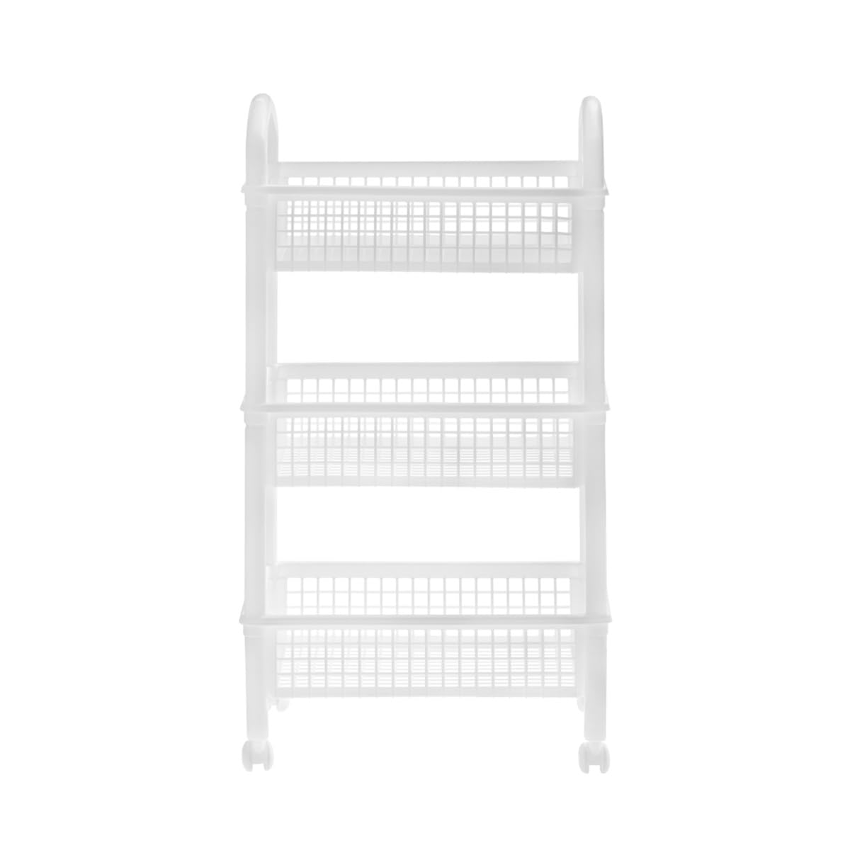 Italhome Estante De 3 Niveles con Ruedas, Organizador De Almacenaje Multiusos Carrito De Cocina Blob