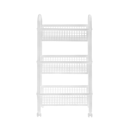 Italhome Estante De 3 Niveles con Ruedas, Organizador De Almacenaje Multiusos Carrito De Cocina Blob