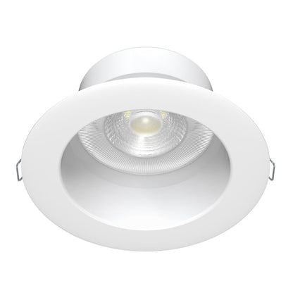Tecnolite - Lámpara Empotrable de Techo Downlight LED 10 W, Luz Cálida Brillante, No atenuable, Multivoltaje